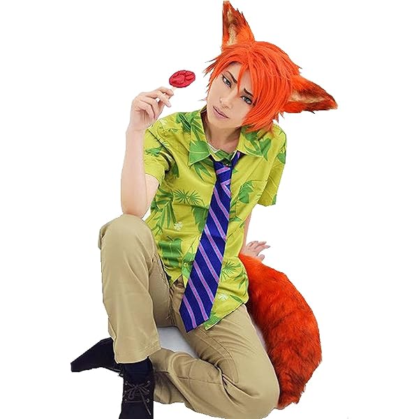 ニック・ワイルド　コスプレ衣装 Amazon.co.jp: コスプレ衣装 ズートピア Zootopia シャツ/3点